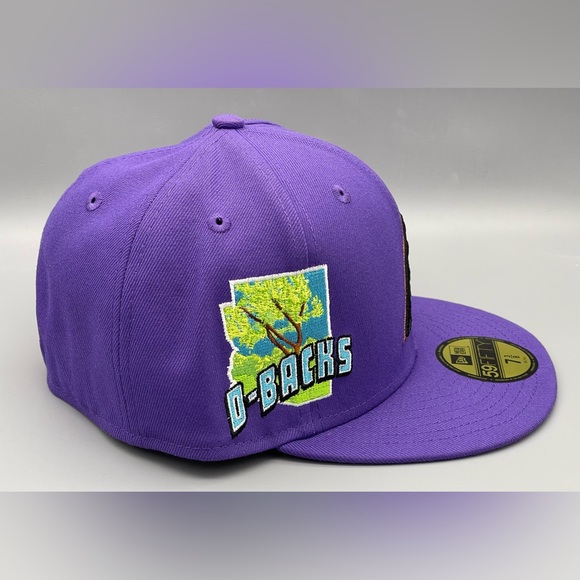 Arizona Diamondbacks Stateview 59FIFTY Fitted Hat Purple 7 3/8 New Era $50 NEW - Picture 4 of 12